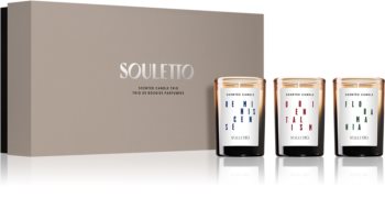 Souletto Scented Candle Trio Lahjasetti