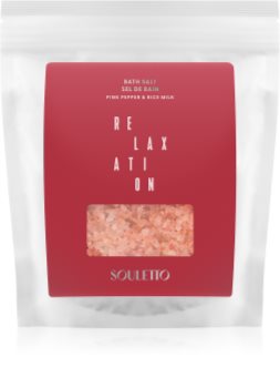 Souletto Pink Pepper & Rice Milk Bath Salt vonios druska