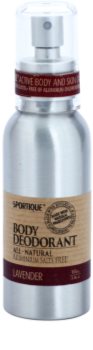 Sportique Wellness Lavender Desodorizante em spray sem amoniaco