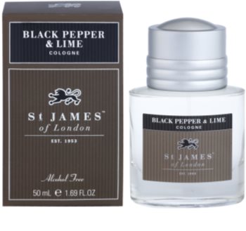 St. James Of London Black Pepper & Persian Lime agua de colonia para hombre 50 ml