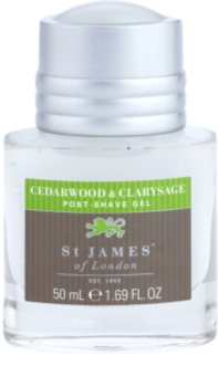 St. James Of London Cedarwood & Clarysage gel de barbear para homens 50 ml