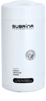 Subrina Professional Colour čisticí ubrousky na odstraňování barvy z pokožky