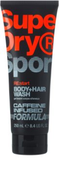 Superdry RE:start gel de douche corps et cheveux pour homme