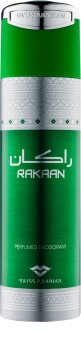 Swiss Arabian Rakaan deodorant Spray para homens 200 ml