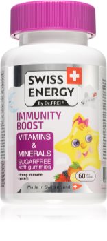 Swiss Energy Immunity Boost Kids Gummies multivitaminová želatinová zvířátka