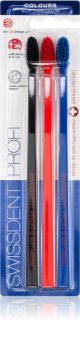 Swissdent Profi Colours četkice za zube 3 kom soft-medium
