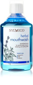 Sylveco Dental Care ústní voda pro posílení a obnovení zubní skloviny pro citlivé dásně
