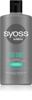 Syoss Men Volume shampoing pour donner du volume aux cheveux fins pour homme