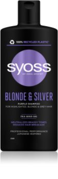 Syoss Blonde & Silver lila sampon szőke és ősz hajra
