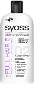 Syoss Full Hair 5 Density & Volume condicionador para cabelo quebradiço e fraco