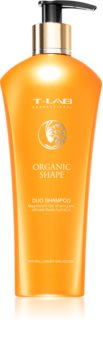 T-LAB Professional Organic Shape shampoo idratante capelli mossi e ricci