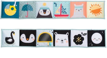 Taf Toys Book North Pole kontrasztos fejlesztő könyv újszülötteknek