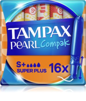 Tampax Compak Pearl Super Plus tamponit Asettimen kanssa