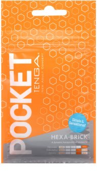 Tenga Pocket Hexa-Brick masturbatorius