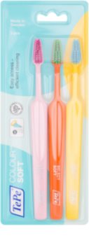 TePe Colour Soft Toothbrushes, 3 pcs