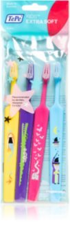 TePe Kids Extra Soft Zahnbürsten für Kinder extra soft 4 Stk.