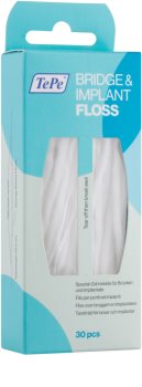 TePe Bridge & Implant Floss Erityinen Hammaslanka Implanttien puhdistamiseen