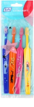 TePe Kids cepillo de dientes para niños extra suave 4 uds