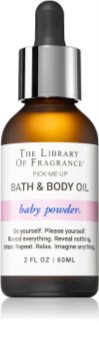 The Library of Fragrance Baby Powder telový olej do kúpeľa