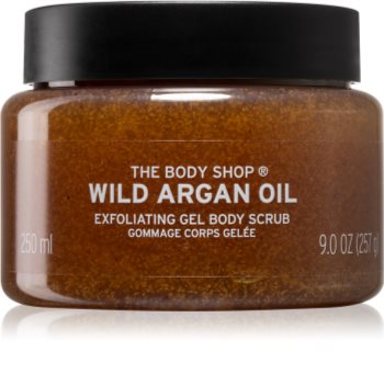 The Body Shop Wild Argan Oil tápláló testpeeling Argán olajjal