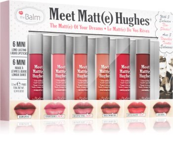 theBalm Meet Matt(e) Hughes Vol. 12 Mattes Lippenset (6 Stück)
