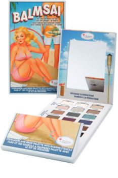 theBalm Balmsai paleta de sombras de ojos con plantillas
