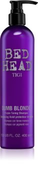 TIGI Bed Head Dumb Blonde purple toning shampoo for Blonde Hair