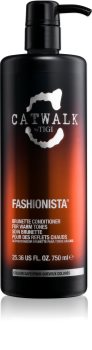 TIGI Catwalk Fashionista acondicionador para cabello castaño con tonos cálidos