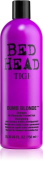 TIGI Bed Head Dumb Blonde șampon pentru parul tratat chimic