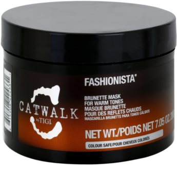 TIGI Catwalk Fashionista máscara para tons quentes de cabelo castanho