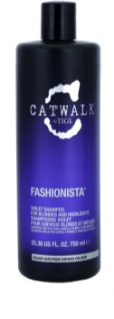 TIGI Catwalk Fashionista fialový šampon pro blond a melírované vlasy
