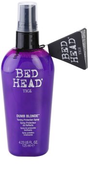 TIGI Bed Head Dumb Blonde spray protetor com cor para cabelo loiro e grisalho