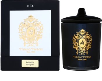 Tiziana Terenzi Black Ecstasy vela perfumado pequeno com tampa