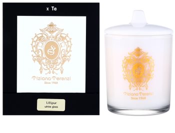 Tiziana Terenzi Gold Lillipur vela perfumada pequeno com tampa