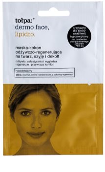 Tołpa Dermo Face Lipidro regenerirajuća maska za lice, vrat i dekolte