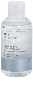Tołpa Dermo Face Physio removedor de maquilhagem de olhos com dois componentes para o fortalecimento das pestanas