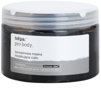 Tołpa Pro Body máscara de lama negra para corpo com efeito refirmante