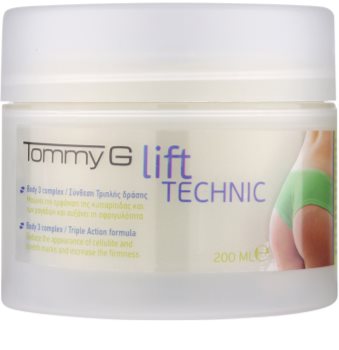 Tommy G Body creme anticelulite para nádegas e ancas