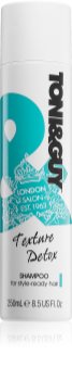 TONI&GUY Texture Detox šampon pro vlasy bez textury