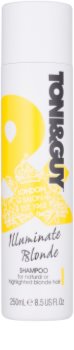 TONI&GUY Cleanse champú para cabello rubio
