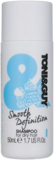 TONI&GUY Smooth Definition sampon pentru indreptarea parului pentru par uscat si indisciplinat