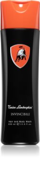 Tonino Lamborghini Invincibile gel de ducha para cabello y cuerpo para hombre