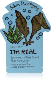 TONYMOLY I'm SEAWEED plátýnková maska s čisticím a osvěžujícím účinkem