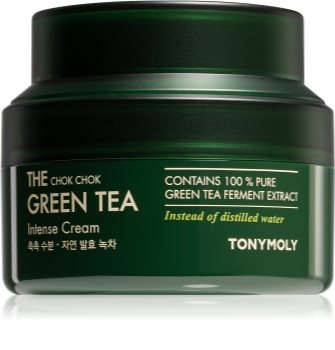 TONYMOLY The Chok Chok Green Tea reichhaltige feuchtigkeitsspendende Creme für empfindliche und trockene Haut