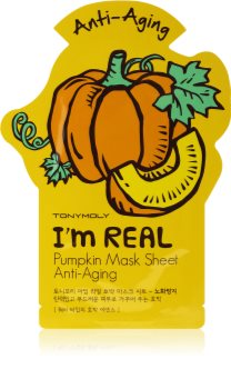 TONYMOLY I'm REAL Pumpkin arcmaszk a ráncok ellen