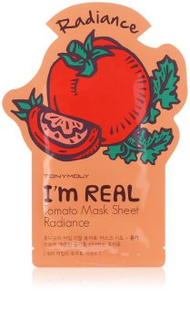 TONYMOLY I'm REAL Tomato maschera in tessuto per una pelle illuminata e vitale