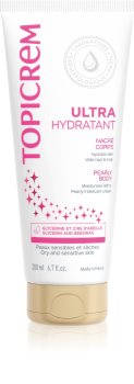 Topicrem UH BODY Ultra-Moisturizing Pearly Body tělové mléko na citlivou pokožku s perleťovým leskem