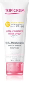 Topicrem UH FACE Ultra-Moisturizing Cream SPF 50+ krém na opalování SPF 50+ na tělo a obličej