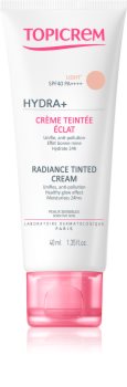 Topicrem UH FACE HYDRA+ Radiance Tinted Cream тониращ хидратиращ крем SPF 40
