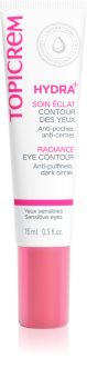 Topicrem UH FACE HYDRA+ Radiance Eye Contour aufhellende Crem für die Augenpartien gegen Augenringe